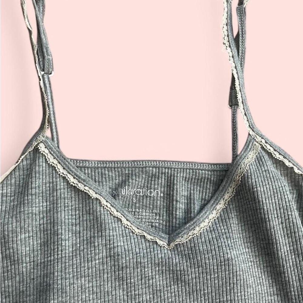 Gray Ribbed Dress - Picture 2 of 2